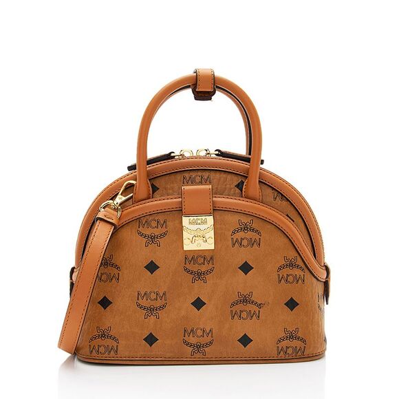 MCM Visetos Tracy Small Tote - Picture 1 of 9